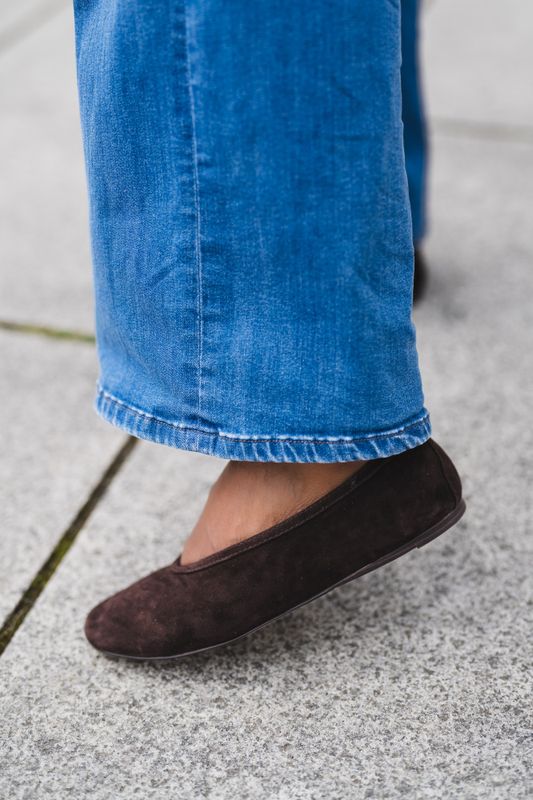 Leni Leather Brown Suede 