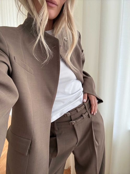 Hovedbilde Monique Blazer Sand 