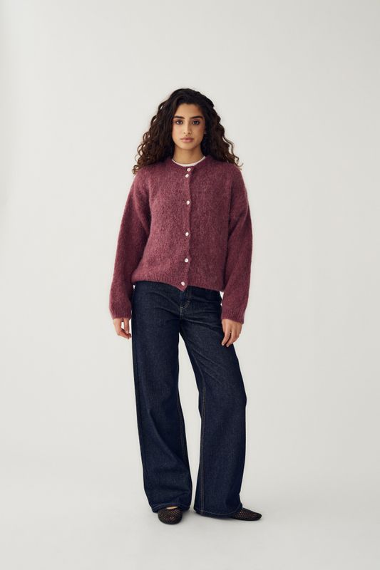 Kae Knit Cardigan Rust 