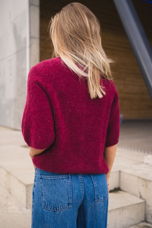 Bondie Hope 2/4 Cardigan Rhododendron