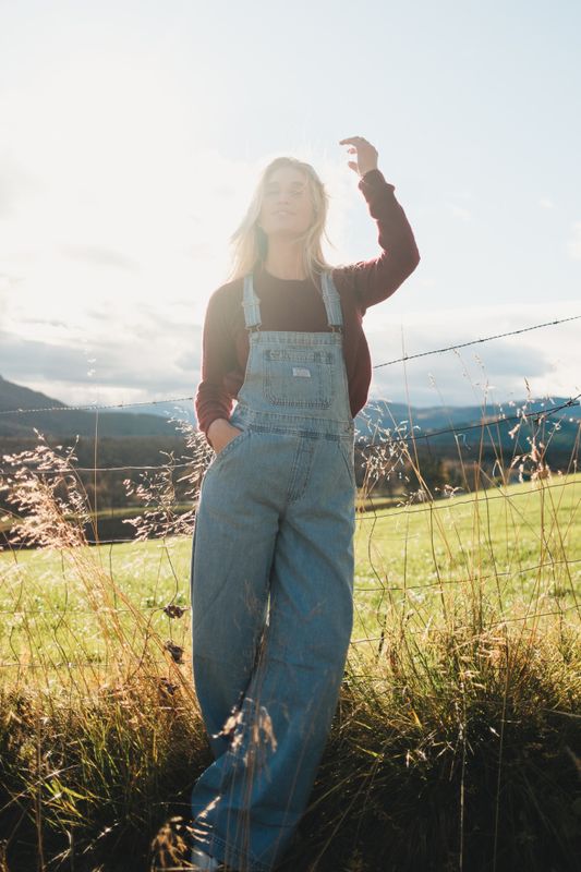 XL Overalls Invested Indigo Light Wash