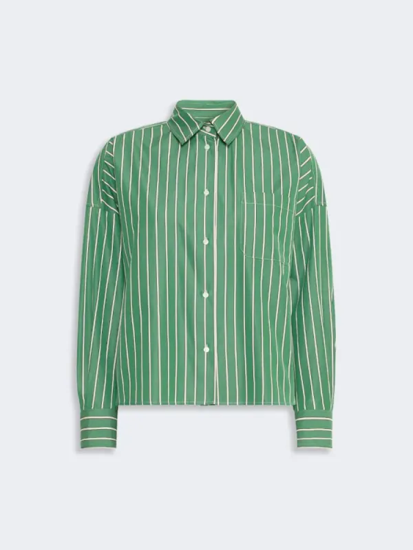 Kdonore Shirt Green Big Stripe 