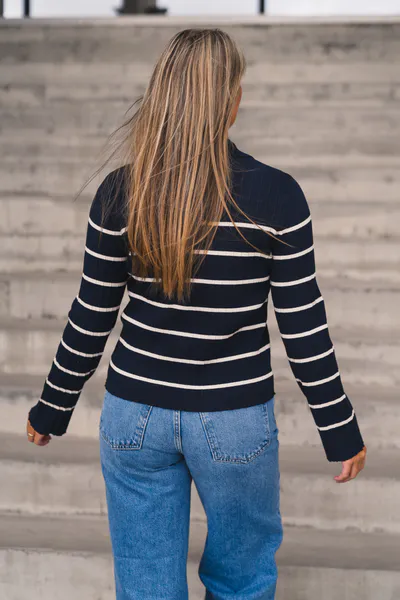 Hovedbilde Limana LS Knit Cardigan Navy Blazer Birch 