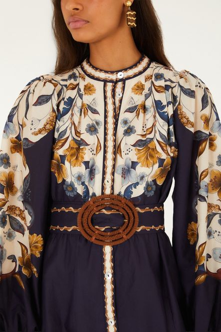Hovedbilde Golden Nature Navy Blue Mini Dress 
