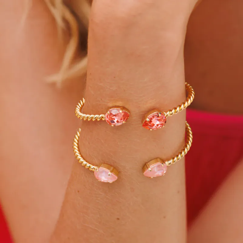 Mini Drop Bracelet Gold Flamingo Ignite 