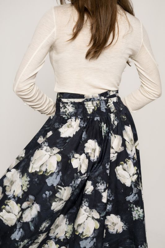 Astrid Skirt Blue Garden   