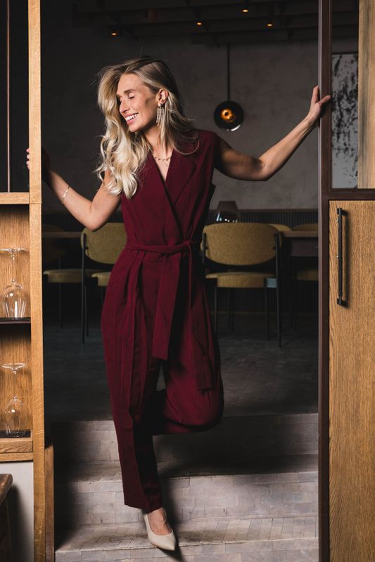 Briez Jumpsuit Cabernet 