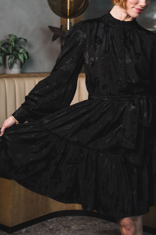 Doris Short Dress Black 