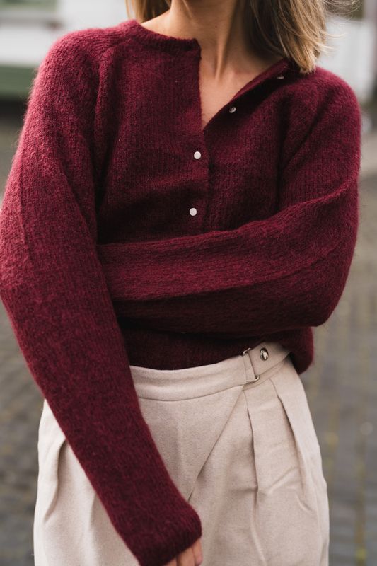 Amalie Cardigan Choco Truffle 