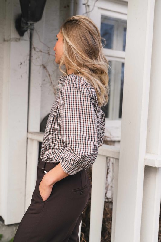 Chinette Shirt Downtown Brown Check 